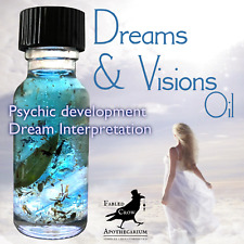 DREAMS and VISIONS Oil Psychic Witch Hoodoo Third Eye Occult Pagan FABLED CROW picture