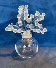 Lalique Clairefontaine Lily Of The Valley Perfume Bottle~Signed on Bottom picture