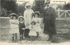 Vintage Postcard Louis Blériot French Aviator and Family c. 1909 picture