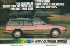 1983 Chevrolet Cavalier Station Wagon USA-1 Is Taking Charge Vtg Print Ad SI16 picture