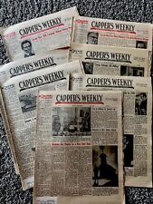 Vintage ( Lot Of 8 ) Capper’s Weekly Newspaper -1969 /70 - Apollo/ Nixon/Viet N. picture