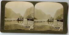 Steamboat ,Grand Oldenvand Nordfjord Norway Vintage Ship Stereoview Photo 1903 picture
