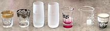 7 Total  Assorted Shot Glasses + Measuring Glass: 2pc. Remy Martin, Texas Prague picture