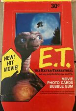 1982 Topps E.T. Empty Wax Box with Wrappers picture