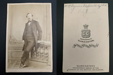 London, Sir William Robert Seymour Fitzgerald Vintage Business Card, CDV. S picture