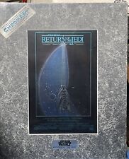 1994 Star Wars Collector’s Edition Chromart RETURN OF THE JEDI POSTER w/ COA NEW picture
