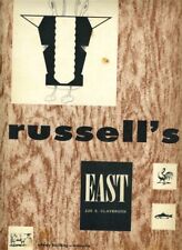 Russell's East Menu S Claybrook Memphis Tennessee Pasteuray Beef 1960's picture