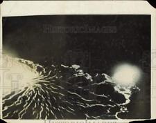 1929 Press Photo Night view of eruption of Kilauea volcano, Hawaii - nei06458 picture