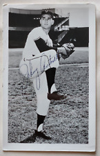 Vintage 1950s Johnny Antonelli New York Giants Autographed Real Photo Postcard picture