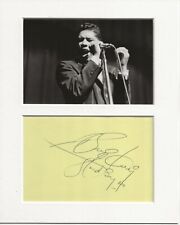 Ben E King music signed genuine authentic autograph signature and photo AFTAL picture