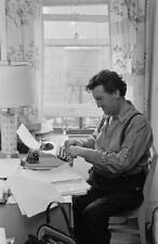 Irish Poet And Writer Brendan Behan At His Typewriter, Circa 1955 Old Photo picture