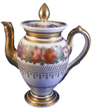 Antique 19thC Paris Porcelain Teapot Porzellan Kanne Tea Pot French France Vieux picture