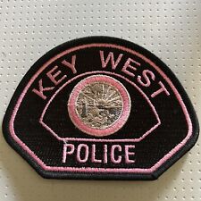 FLORIDA, KEY WEST POLICE DEPT PATCH Breast Cancer Awareness picture