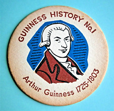 Vintage GUINNESS HISTORY No.1 Beer Coaster picture