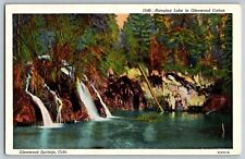 Glenwood Springs, Colorado - Hanging Lake in Glenwood Canon - Vintage Postcard picture