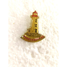 Peggy’s Cove Nova Scotia Canada Lighthouse Lapel Hat Pin picture
