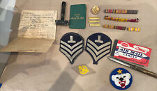 WW2 Alaska command tech sergeant memorabilia lot picture
