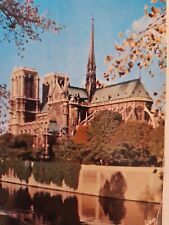 Notre Dame In Paris  Post Card 1978. 2 STAMPS 2 CANCLATIONS PARIS.   picture