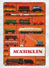 1972 Marklin Toy Model Railroad Train Toy metal tin sign cool garage ideas picture