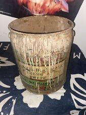 Vtg W. P. FULLER & CO. Metal Advertising Can Bucket PAINTS VARNISHES STC GPF CO picture
