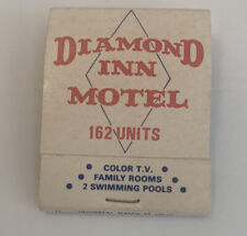 Vintage Diamond Inn Motel Matchbook Full Unstruck Ad Matches Souvenir Collect picture