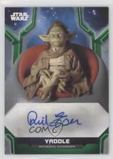 2020 Topps Star Wars Holocron Green 75/99 Phil Eason Yaddle as #A-PE Auto 0rc7 picture