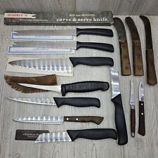 Vintage Antique Chef Kitchen Knife Knives Lot Mixed Random Set picture