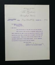 1913 City of New York, Maurice E Connolly, Pres Borough Of Queens, Signed Letter picture