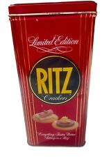Vintage Limited Edition Nabisco Ritz Cracker Tin Canister 1986 Advertising Tin picture
