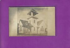 early view of 1st M.E.Church  Linneus  MO   real photo postcards  picture