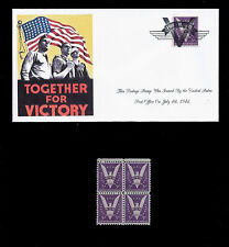 Original Period WWII Win The War Postage Stamps Mint Post Office Fresh Condition picture