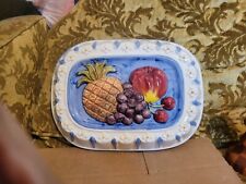 Vintage SIGMA Taste Setter Kitchen Mold Ceramic Wall Decor Fruit Motif picture