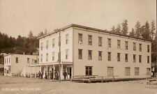 Hotel Nehalem RPPC Postcard Pmk 1913 missing stamp/posted picture