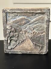 Antique Tudor Tile - Fireplace Decorative Tile - Country Home - Road - Mountains picture