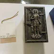 Veronese Designs 'Saint Michael' Cold Cast Bronze Framed Trinket Box, New picture