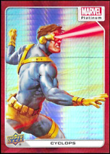 Cyclops 2023 Upper Deck Marvel Platinum RED PRISM #60 SP 196/199 RARE X-Men picture