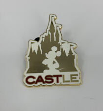WDW Cast Member Exclusive Castle Disney Official Trading Pin Mickey Gold picture