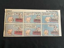 #04 ZIGGY by Tom Wilson Lot of 3 Sunday Third Page Comic Strips 1977 picture