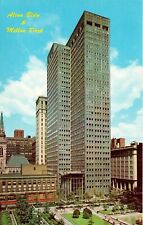 Pittsburgh PA Alcoa Building & Mellon Park Square Vtg Postcard View Unused picture