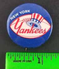 Vintage 1948 New York Yankees Football Pinback Pin picture