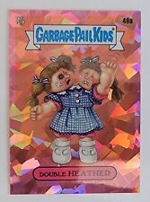 2020 GARBAGE PAIL KIDS SAPPHIRE PINK REFRACTOR 49A - DOUBLE HEATHER picture