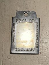 RARE 1930s-40s VINTAGE DURA DIV. DETROIT HARVESTER Co. EMPLOYEE ID BADGE picture