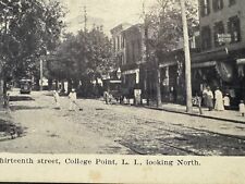 COLLEGE POINT Queens LI Long Island NY Photo PC 13th St UB 1906 PC picture