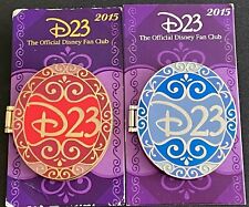 Disney 2015 D23 EXPO WALT AND MICKEY HINGED PIN picture