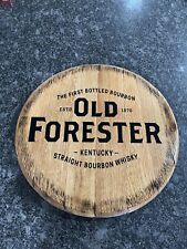 Authentic Old Forester Bourbon Barrel Head 21.5” Dia. picture