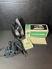 Vintage Iron, General Electric GE Travel Domestic Iron Model F49 No Spray Bottle picture