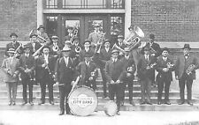 New Carlisle City Band Indiana 1997 Repro Postcard picture