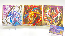 Mewtwo Ho-oh Charizard Pokemon Official Shikishi Art Card Collection 3set BANDAI picture