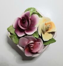Chorley English Bone China Rose Bouquet Vase Made in England 3”W picture