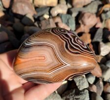MADAGASCAR BANDED AGATE💫13.1OZ OUTSTANDING WRAPAROUND BANDED GEM,DISPLAY PIECE  picture
